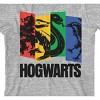 Harry Potter 4 Hogwarts Houses Youth Boys Heather Gray T-Shirt - 2 of 3