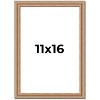 PosterPalooza | Deco Brown Picture Frame - UV Acrylic, Foam Board Backing, Hanging Hardware - 2 of 4