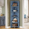 Hommoo 5-Tier Corner Bookshelf Blue - 4 of 4