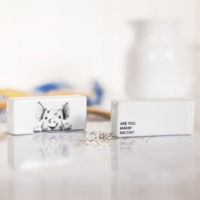 Pavilion Gift Company Pig Salt and Pepper Shaker - Thumbnail 3