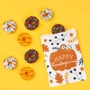 Big Dot of Happiness Happy Thanksgiving Paper Treat Bags, Individual Candy Snack Favors, Greaseproof White Sandwich Cookie Bags - 25 Count - 3 of 4