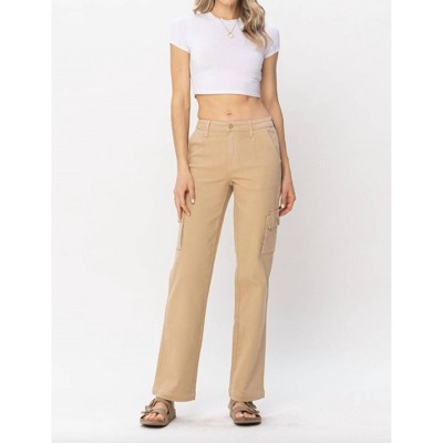 Women's Cargo Straight Leg Pants - Judy Blue