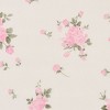 Unique Bargains Home Kitchen Flower Printed Resistant Ambry Drawer Bureau Cushion Mat Beige - 2 of 4
