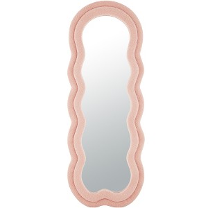 ONWITH 63" x 24" Full Body Mirror For Bedroom,Full Length Mirror With Stand, Floor Large Mirror Wll Mirror,Pink - 1 of 4