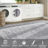 Modern Geometric Area Rug, Machine Washable, Textured Line Pattern, Fold-Able Rug, High-End Versatile Design - 4 of 4