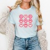 Simply Sage Market S.W.Smiley Valentine Smiley Face Chart Short Sleeve Tee - 2 of 4