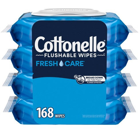 Cottonelle Flushable Wet Wipes - 4pk/42ct : Target
