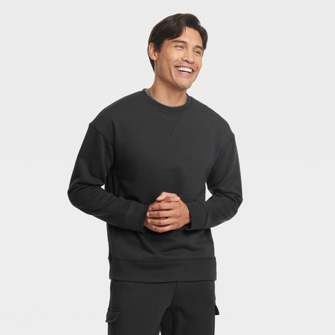 Men's crewneck fleece on sale sweatshirt