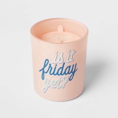 5oz Glass Jar Is It Friday Yet Candle - Room Essentials™