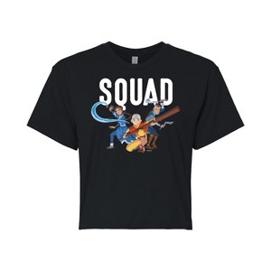 Women's - Avatar: The Last Airbender - Trio Squad Cropped Graphic T-Shirt - 1 of 4