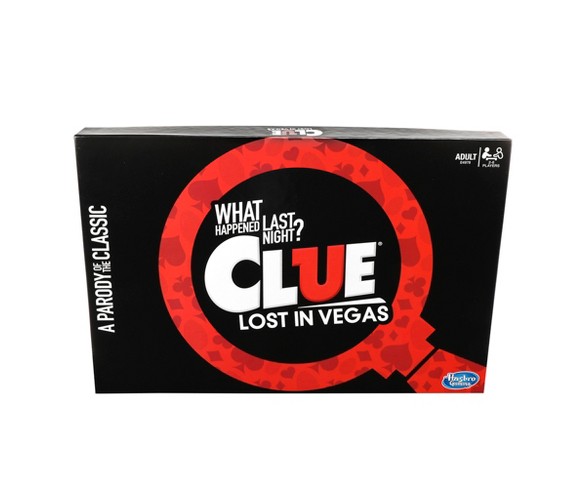 Clue Lost in Vegas Board Game Adult Party Game Parody of the Classic Whodunnit Mystery Game