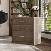 FUFU&GAGA Practical Wooden Nightstand Dresser: Natural Aesthetic Ample Storage and Concealed Drawer - 2 of 4