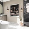 LLHZSY Modern Bathroom Vanity Wall Light Cylinder Bathroom Crystal Wall Sconces - Gold/Black-1/2/3/4/5 light - 4 of 4
