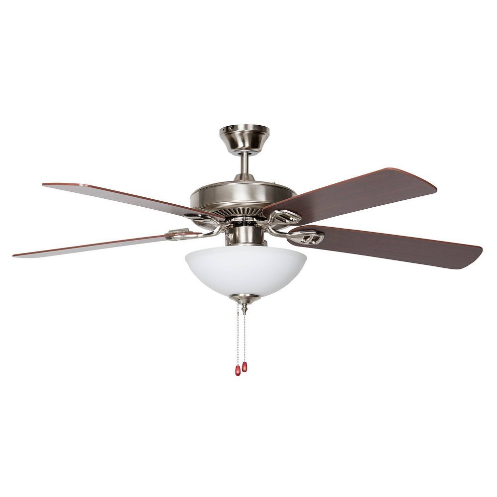 50 Heritage Square Easy Hang Ceiling Fan Stainless Steel