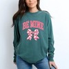 Simply Sage Market Women's Coquette Be Mine Long Sleeve Garment Dyed Tee - 2 of 4