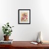 Deny Designs LouBruzzoni Girl with Pink Bow Black Framed Art Print - 2 of 4