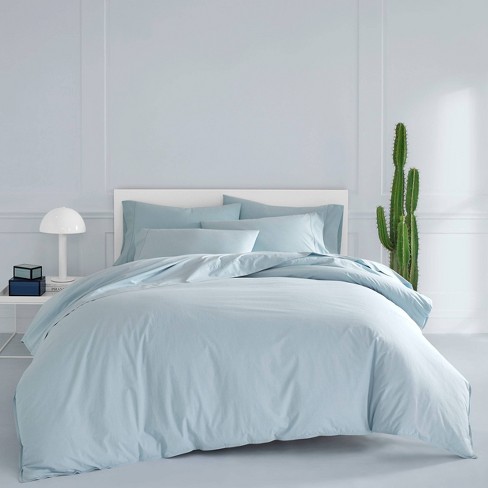 Now House By Jonathan Adler Otto Queen Duvet Cover With Bonus Sheet Set Blue Target