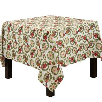 Saro Lifestyle Nutcracker Design Dining Tablecloth