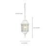 Nuvo Lighting Adams 1 - Light Pendant in  White - 3 of 4