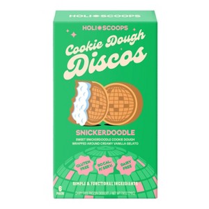 Holi Scoops Vanilla Snickerdoodle Cookie Dough Discos Frozen Ice Cream - 7.5oz - 1 of 3