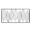 Metal Leaf Wall Decor with Black Frame Black - Olivia & May: Iron Artwork, Nature Inspired, Indoor Display - 4 of 4