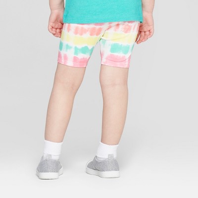 Toddler Girls' Bike Shorts - Cat & Jack White 5T, Girl's, by Cat & Jack