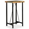 vidaXL Bar Table Pub Table Bistro Table for Dining Room Solid Reclaimed Wood - Brown 23.6" x 23.6" x 42.1" - 2 of 4