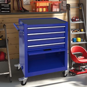 NicBex 4-Drawer Rolling Tool Chest Mobile Tool Cart with Tool Sets and Storage Cabinet for Garage and Warehouse - 1 of 4