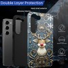 BONGEEK Case Compatible with Samsung Galaxy S23 Plus,Scratch Resistant Hybrid 2-Layer Hard Shell Bright Phone Case,Christmas Snowflake Reindeer Lovely - 4 of 4