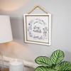 Northlight Floral Stay Awhile Framed Wall Sign - 11.75" - 3 of 4
