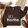 Simply Sage Market Women's Graphic Sweatshirt Let's Stay Home - 2 of 4