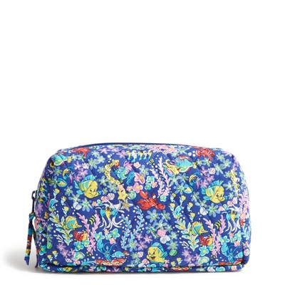 Vera Bradley Disney Ariel Floral Shell Cosmetic Makeup Bag & Accessory Chest newest NWT