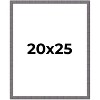 PosterPalooza | Textured Grey Picture Frame - UV Acrylic, Foam Board Backing, Hanging Hardware - 2 of 4