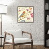 Amanti Art Birds and Bees II by Daphne Brissonnet Canvas Wall Art Print Framed 16-in. x 16-in. - 4 of 4