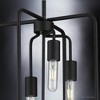 Urban Ambiance Luxury Urban Loft Pendant Light,  22.875"H x 14.5"W,  Midnight Black Finish, UHP3281 - 4 of 4