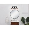 Elegant Lighting Etude 2 light black Wall Sconce - 2 of 4