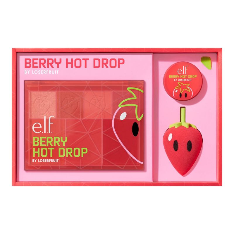 e.l.f. x Loserfruit Berry Hot Drop Makeup Set - 3ct, 1 of 19