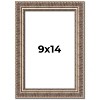 PosterPalooza | Photo Size Ornate Gold Picture Frame - UV Acrylic, Foam Board Backing, Hanging Hardware - 2 of 4