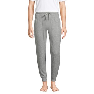 Lands' End Men's Brushed Rib Jogger Pants - 1 of 3