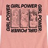 Girls' - Disney Princess - Aurora Ariel Jasmine Girl Power Fitted Short Sleeve Graphic T-Shirt - 2 of 4