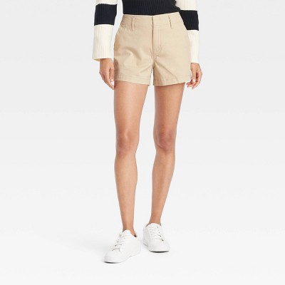 Women's High-Rise Chino Shorts - A New Day™