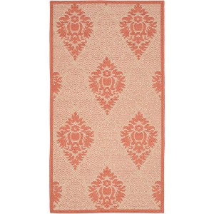 Courtyard CY2714 UV & Stain Resistant Non-Shedding Power Loomed Indoor/Outdoor Rugs - Safavieh - 1 of 4