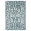Luxe Weaver Oriental Geometric Medium Pile 5x7 Area Rug - Blue - 2 of 4