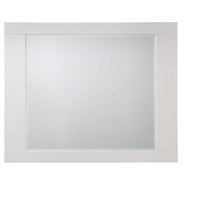 Naima II White High Gloss Finish Mirror
