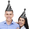 Big Dot of Happiness Zebra Print - Cone Happy Birthday Party Hats for Kids and Adults - Set of 8 (Standard Size) - 2 of 4