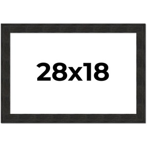 PosterPalooza | Contemporary Black Picture Frame - UV Acrylic, Backing Board, Hanging Hardware Included - 1 of 4