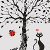 Slickblue Love Under The Tree Wall Decals 19.7"x27.6" - Romantic Vinyl Art Stickers for Bedroom and Living Room - 2 of 3