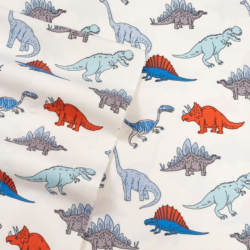 Dinosaurs Microfiber Kids' Sheet Set By Sweet Home Collection™, 3 of 7