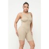 Slickblue Women's Lightweight Pointelle Romper, Soft Yarn Texture, Knit One-Piece, White/Stone/Cobalt Blue, Size S-L - 4 of 4