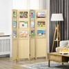 NicBex Room Divider Modern Folding Privacy Screen with Steel Web Design for Home & Office - 2 of 4